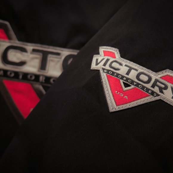 Victory Motorcycles Black Icon camp shirt (XL) NEW! 🇺🇸 - Picture 11 of 11